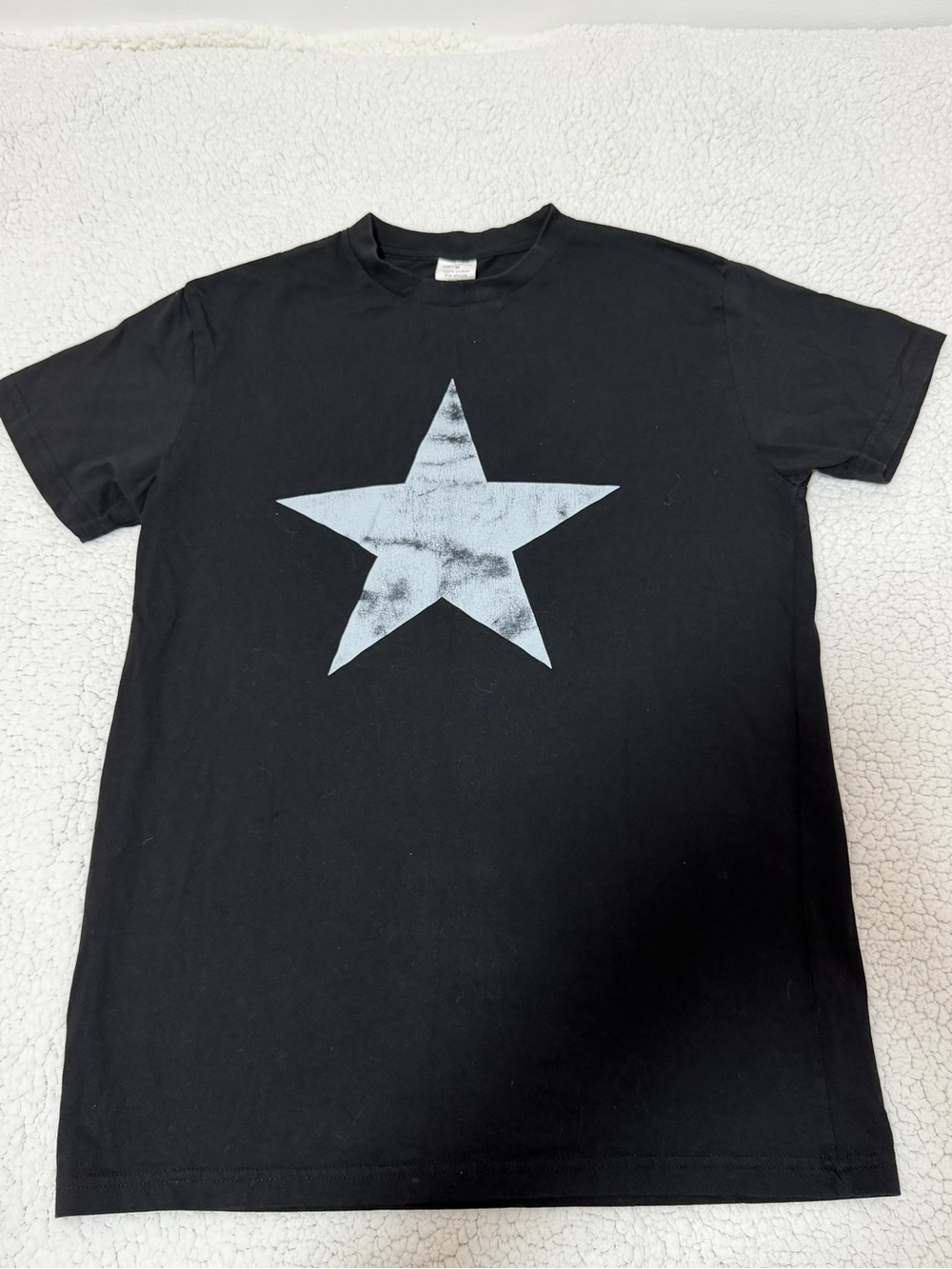 Men's Black Star Graphic T-Shirt